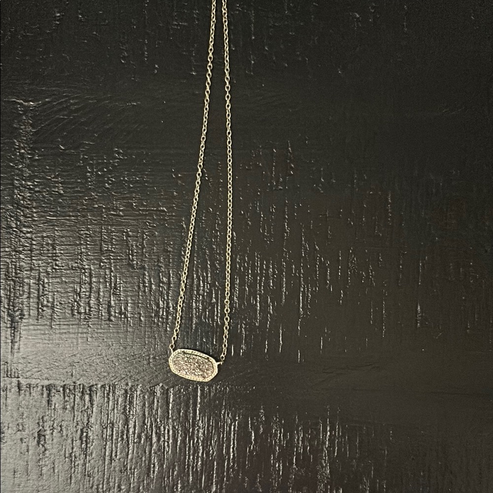 Kendra Scott Gold Necklace Minimalist Pendant